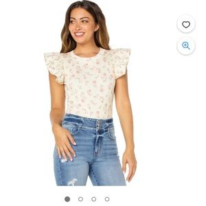 Celebrity Pink floral bodysuit. NWOT.